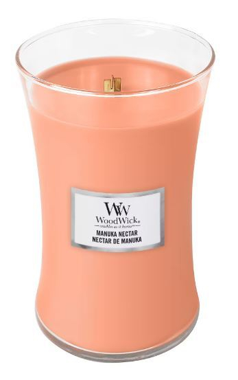 Fotoja e Qiri aromatik WoodWick Manuka Nectar, 609.5 g