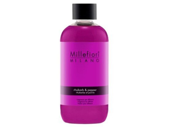 Fotoja e Rimbushje për shpërndarës arome Millefiori Milano Natural Rhubarb & Pepper, 250 ml
