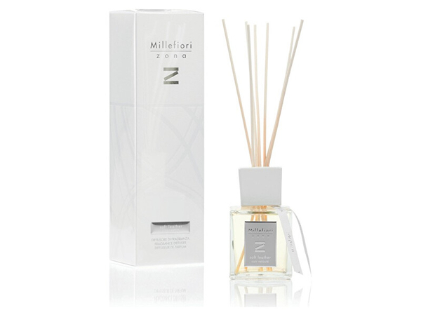 Fotoja e Shpërndarës arome Millefiori Milano Zona Soft Leather, 250 ml