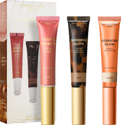 Fotoja e Set Ruzh krem 12 ml + Bronzer krem 15 ml + Shkëlqyes krem për fytyrë 15 ml Revolution PRO