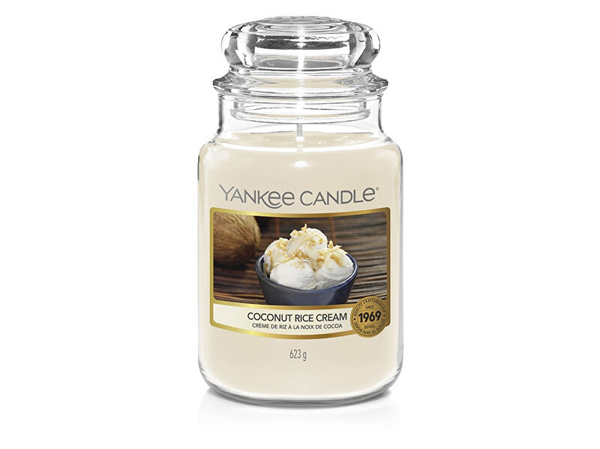 Fotoja e Qiri aromatik Yankee Candle Coconut Rice Cream, 623 g
