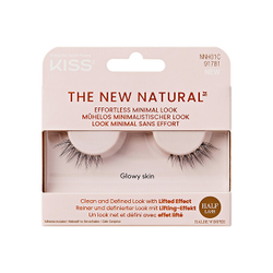 Fotoja e Qerpikë artificialë KISS The New Natural Half Lash False Eyelashes