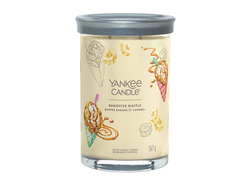 Fotoja e Qiri aromatik Yankee Candle Signature Tumbler Large Banoffee Waffle Scented Candle, 567 g