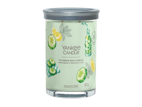 Fotoja e Qiri aromatik Yankee Candle Cucumber Mint Cooler, 567 g