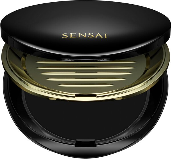 Fotoja e Kuti kompakte për grim SENSAI Total Finish Powder Makeup Case, e zezë