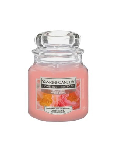 Fotoja e Qiri aromatik Yankee Candle Home Inspiration Coral Peony, 104 g