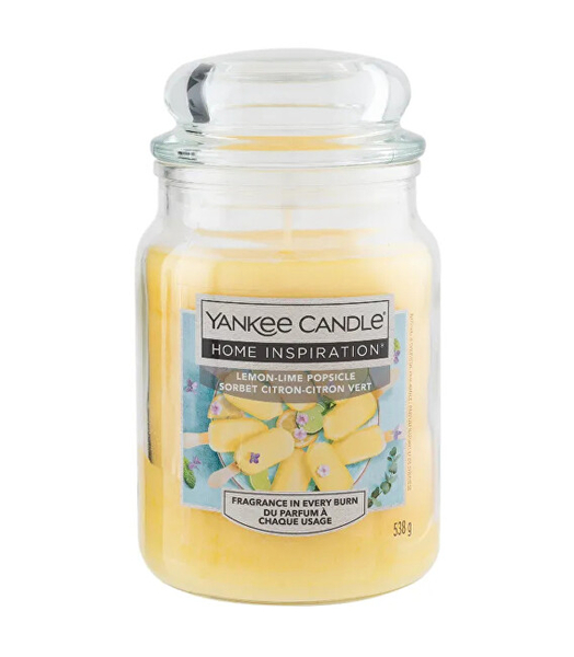 Fotoja e Qiri aromatik Yankee Candle Home Inspiration Lemon Lime Popsicle, 538 g