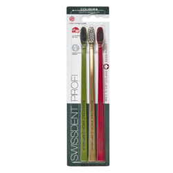 Fotoja e Set furça për dhëmbë Swissdent Soft-Medium Festive, 3 copë