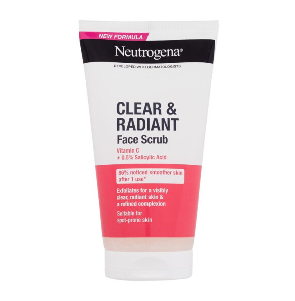 Fotoja e Peeling për lëkurë Clear & Radiant (Skrab për fytyrën), 150 ml