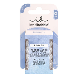Fotoja e Llastikë për flokë Invisibobble Power Crystal Clear Hair, 6 copë, transparent