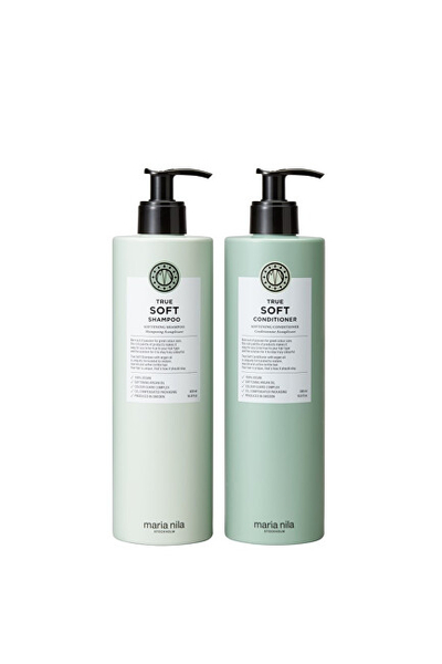 Fotoja e Set për flokë Maria Nila True Soft, shampo për flokë 500 ml + balsam për flokë 500 ml