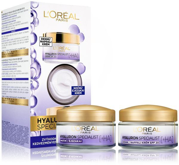 Fotoja e Set për fytyrë L´Oréal Paris Hyaluron Specialist, krem dite për fyytrë SPF 20 50 ml + krem nate për fytyrë 50 ml