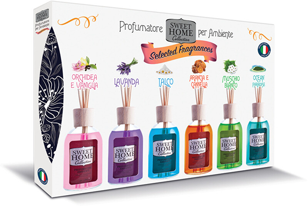 Fotoja e Set shpërndarës arome Sweet Home Collection, 6 x 30 ml