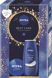 Fotoja e Set për trup Nivea Best Care, xhel dushi 250 ml + krem intensiv 75 ml