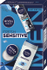 Fotoja e Set për meshkuj Nivea Fresh Sensitive, xhel dushi 250 ml + antiperspirant sprej 150 ml + krem universal për lëkurë 30 ml, Picture 1