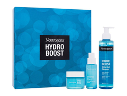 Fotoja e Set për kujdes të lëkurës Neutrogena Hydra Boost, xhel pastrues për fytyrë 200 ml + xhel hidratues për fytyrë 50 ml + serum me acid hialuronik 15 ml