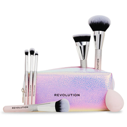 Fotoja e Set brusha kozmetike + sfungjer grimi Revolution Glam Up Brush