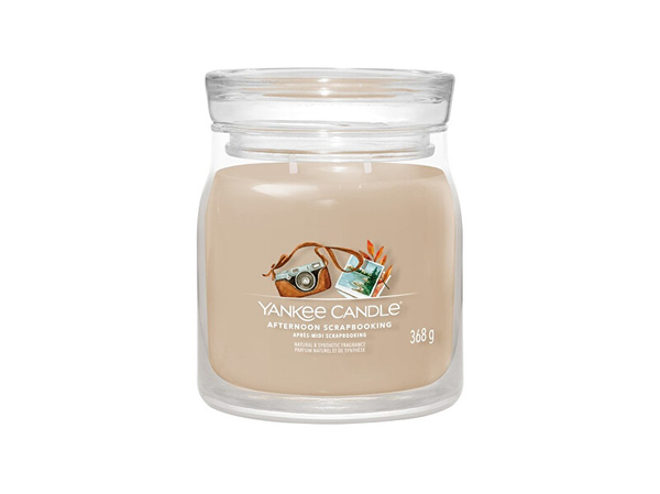 Fotoja e Qiri aromatik Yankee Candle Afternoon Scrapbooking, 368 g