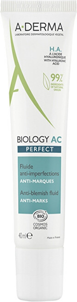 Fotoja e Lëng kundër njollave te pigmentit dhe rrudhave A-Derma Biology AC Perfect, 40 ml