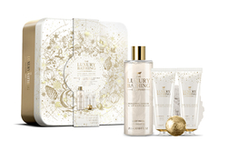 Fotoja e Set Xhel dushi 250 ml + Krem duarsh 50 ml + Krem trupi 50 ml + Shkumë banje 50 g dhe Sfungjer larjeje Grace Cole