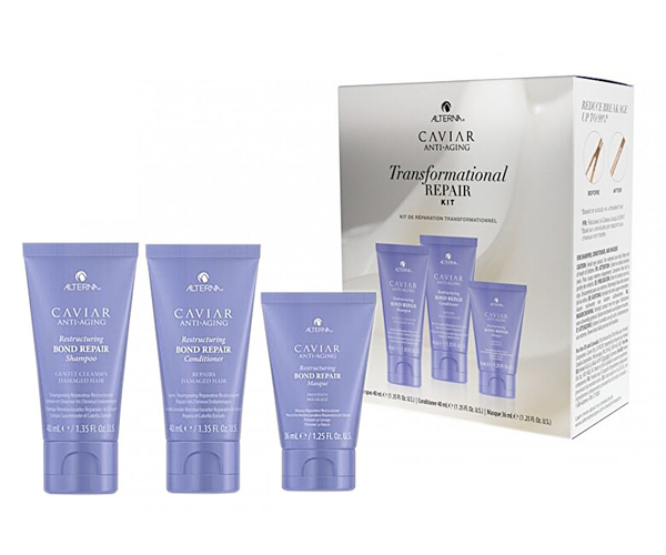 Fotoja e Set Dhurate për Kujdesin e Flokëve Alterna Caviar Transformational Repair