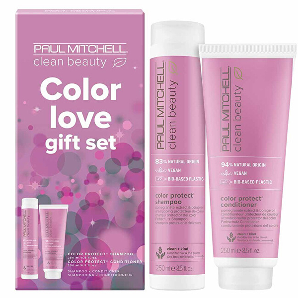 Fotoja e Set për flokë PAUL MITCHELL Color Love, shampo për flokë të lyer 250 ml + balsam për flokë të lyer 250 ml