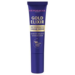 Fotoja e Serum rigjallërues Dermacol Gold Elixir me kavjar, 12 ml