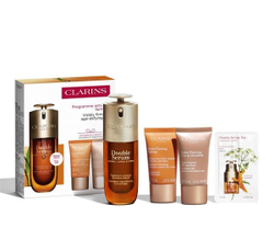 Fotoja e Set Serum kundër plakjes 50 ml + Krem ditor 15 ml + Krem për qafë 15 ml + Serum rigjenerues 0.9 ml Clarins