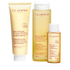 Fotoja e Set Shkumë pastruese 125 ml + Losion tonifikues hidratues 200 ml + Vaj për heqjen e makijazhit 50 ml + Çantë kozmetike Clarins, Picture 2