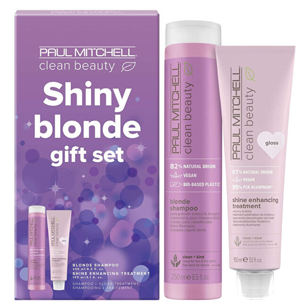 Fotoja e Set për flokë bionde PAUL MITCHELL Shiny Blonde, shampo për flokë 250 ml + trajtues për flokë 150 ml