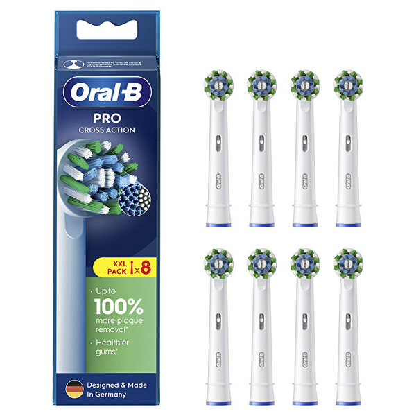 Fotoja e Kokat zëvendësuese për brushën Oral-B Pro Cross Action, 8 copë