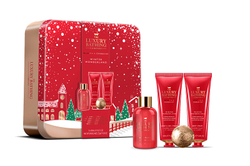 Fotoja e Set për trup Grace Cole Fig & Cranberry, xhel dushi për trup 50 ml + krem trupi 50 ml + krem duarsh 50 ml + top aromatik për vaskë 25 g