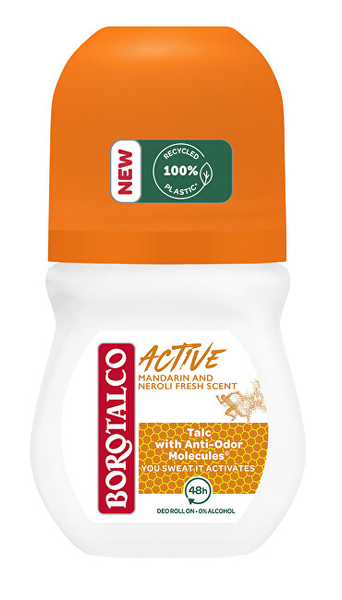 Fotoja e Deodorant Roll-On Borotalco Mandarin dhe Neroli Active, 50 ml