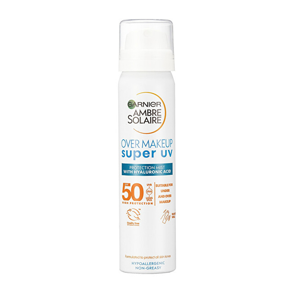 Fotoja e Sprej mbrojtës për fytyrë Garnier Ambre Solaire Super UV SPF 50 (Protection Mist), 75 ml