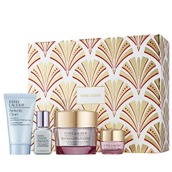 Fotoja e Set për fytyrë Estée Lauder Resilience Multi-Effect, krem ushqyes për fytyrë dhe qafë 50 ml + pastrues/maskë për fytyrë 30 ml + serum lifting 15 ml + krem për sy 5 ml