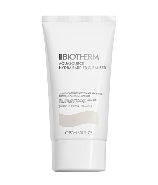 Fotoja e Krem pastrues fytyre Aquasource Hydra Barrier Cleanser Biotherm, 150 ml