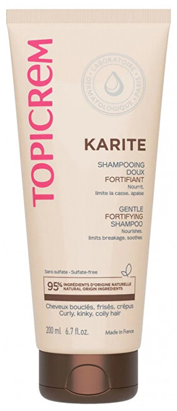 Fotoja e Shampo e butë për flokë kaçurrela Topicrem, 200 ml