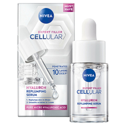 Fotoja e Serum hidratues kundër rrudhave me hidratues Cellular Expert Filler Nivea, 15 ml