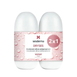 Fotoja e Deodorant Antiperspirant Roll-On Sesderma Dryses, 2 x 75 ml
