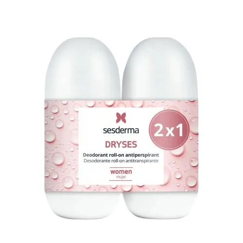 Fotoja e Deodorant Antiperspirant Roll-On Sesderma Dryses, 2 x 75 ml
