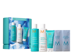 Fotoja e Set Shampo 250 ml + Balsam 250 ml + Maskë për flokë 75 ml + Xhel dushi 10 ml + Losion për trup 10 ml Moroccanoil