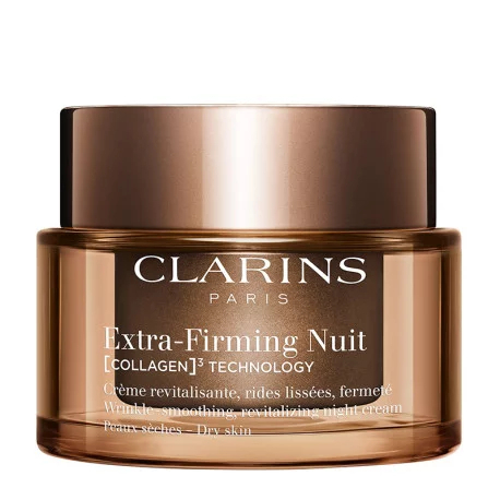 Fotoja e Krem nate forcues për lëkurë të thatë Extra-Firming Nuit Collagen Technology (Cream) Clarins, 50 ml