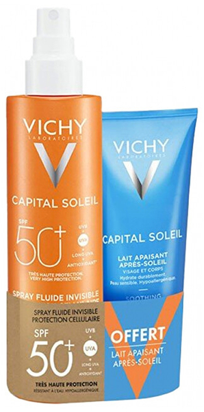 Fotoja e Set për kujdesin e lëkurës pas diellit SPF 50+ Vichy