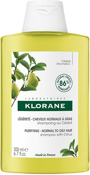 Fotoja e Shampo për flokë Klorane Lemon (Purifying Shampoo), 200 ml