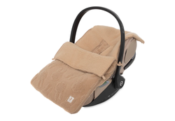Fotoja e Footmuff per karroce/maxikoze, Miffy Jacquard Teddy - Biscuit