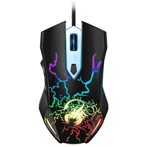 Fotoja e Mouse Genius Scorpion Spear USB RGB, i zi