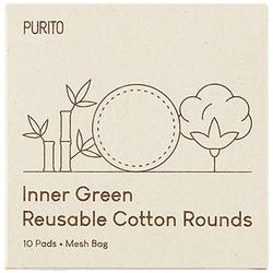 Fotoja e Pambuk grimi PURITO Inner Green, 10 copë