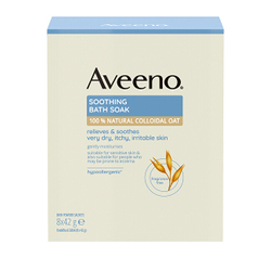 Fotoja e Pluhur banje qetësues Aveeno, 8 x 42 g