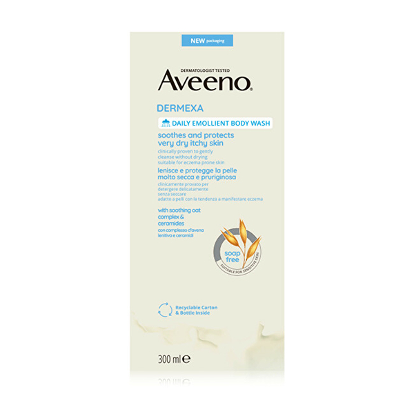 Fotoja e Xhel dushi Aveeno Dermexa Daily Emollient, 300 ml