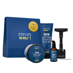 Fotoja e Set rroje për meshkuj Steve's Classic Shaving Box Gift Set, 5 elemente
